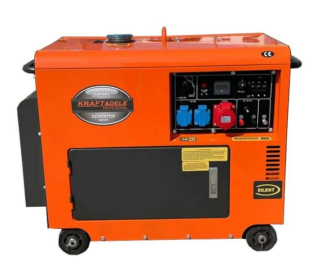 KRAFT&DELE KD121 ELEKTROCENTRÁLA GENERÁTOR PROUDU Diesel 7000W 12/230/380V AVR ATS