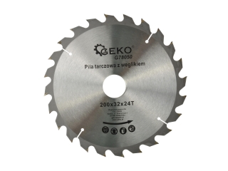 GEKO G78050 Vidiový kotouč na dřevo pro řezání dřeva 200mm 32mm 24T 