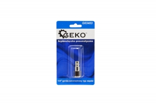GEKO G03403 Pneumatická rychlospojka s vnitřním závitem 1/4" konektor samec