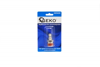 GEKO G03420 Pneumatická hadicová rýchlospojka 1/2" s těsněním konektor samec