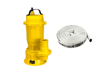 KRAFT&DELE KD760 Ponorné čerpadlo na vodu 3100W 2" s drtičem + 30m požární hadice