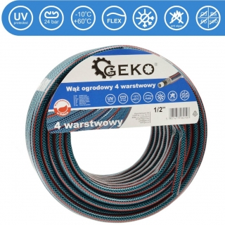 GEKO G73782 Zahradní hadice na vodu 1/2" 20m 4-vrstvá