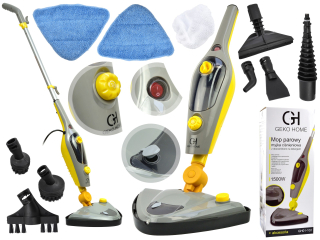 GEKO GH01-102 Multifunkční parní mop ruční tlakový čistič 1500W+příslušenství