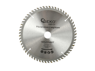 GEKO G00131 Kotouč na dřevo pro řezání dřeva 180mm 22mm 60T