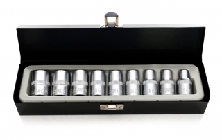 KRAFT&DELE KD10227 Hlavice nástrčné klíče torx 9ks E10-E24 1/2", klíče