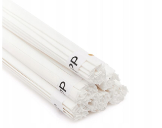 PP 300G Plastové profily tyčinky pro svařování plastů pojivo bílé