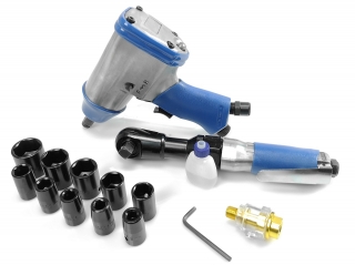 MAR-POL M80550 PNEUMATICKÝ PŘÍKLEPOVÝ KLÍČ UTAHOVÁK + RAČNA 1/2" 310 Nm