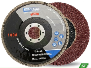 KRAFT&DELE KD968 Brusný lamelový kotouč 125mm na dřevo kov P100 10ks