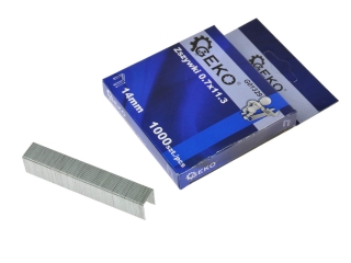 GEKO G01329 Spony do sešívačky svorky sponky 0,7x11,3x14mm 1000ks 