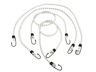 GEKO G02396 Upínací gumové lano 10mm x 1,5m sada 4ks 