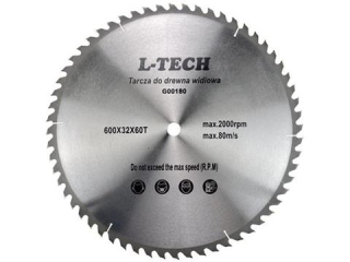 GEKO G00180 Pilový kotouč na dřevo 600mm 32mm 60T