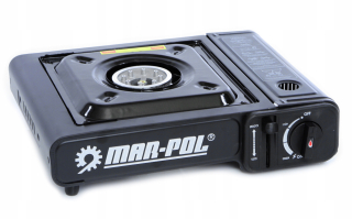 MAR-POL M90015 Turistický PŘENOSNÝ VAŘIČ na kartuše náplně