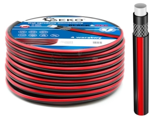 GEKO G73695 Zahradní hadice vyztužená BLACK&RED 3/4" 20m na vodu 4-vrstvá