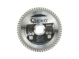 GEKO G00108 Pilový kotouč na dřevo pro řezání dřeva 125mm 22mm 60T