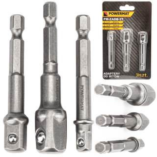 POWERMAT PM-ZADB-3T Adaptéry pro bity HEX 3ks
