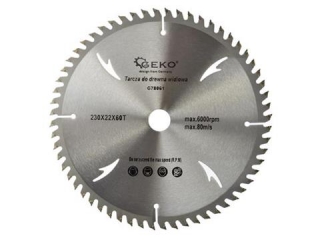 GEKO G78061 Kotouč na dřevo pro řezání dřeva 230x22x60T 