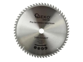 GEKO G00156 Pilový karbidový kotouč na dřevo 350mm 32mm 60T