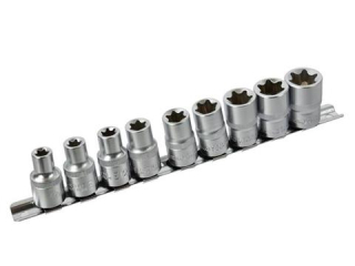 GEKO G10160 Hlavice nástrčné klíče torx 10ks E10-E24 1/2"