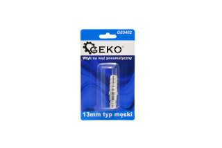 GEKO G03402 Pneumatická hadicová spojka přípojka 13mm konektor samec