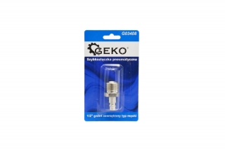 GEKO G03408 Pneumatická rychlospojka konektor typu samec 1/2" vnější závit