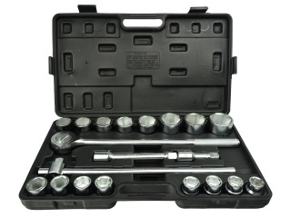 GEKO G10110 Nástrčné hlavice, klíče 3/4" Sada 21ks 19-50mm / 6-hranné