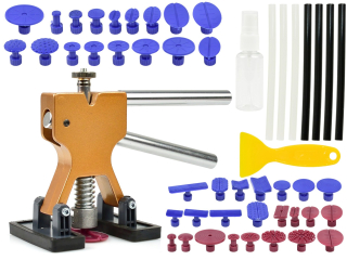 GEKO G02644 Sada pro odstraňování důlků promáčklin PDR + příslušenství 48 kusů 