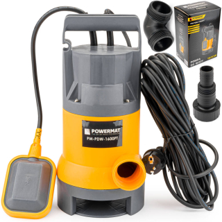 POWERMAT PM-PDW-1600PT PONORNÉ ČERPADLO NA VODU S PLOVÁKEM 1600W