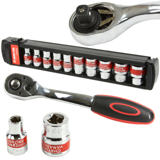 MAR-POL M58206 Nástrčné klíče hlavice 1/2" Sada 12ks 8-24mm