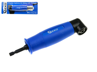 GEKO G15013 Úhlový adaptér pro 1/4" bity 155 mm 
