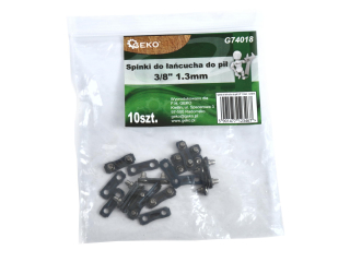 GEKO G74018 Spojky svorky na pilový řetěz 3/8" 1,3mm 10ks