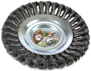 Mar-pol M06972 Drátěný kotouč kartáč pro křovinořez 200mm 25,4mm