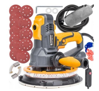 POWERMAT PM-DG-1400L-PRO Bruska na sádrokarton 1400W LED pytlík