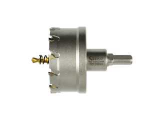 GEKO G39692 Korunkový vrták vykružovák do kovu 65mm titanový vrták