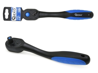 GEKO G10177 Ohnutá ráčna 1/2" 72T s povrchovou úpravou 