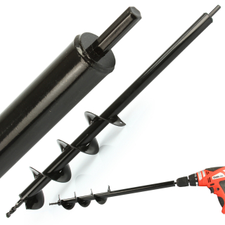 MAR-POL M83185 Zemní půdní vrták 8x60cm na vrtačku