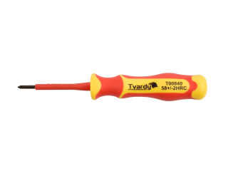 TVARDY T00840 Elektrikářský izolovaný křížový šroubovák PH0x60 VDE
