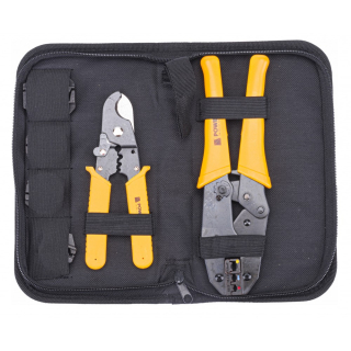 POWERMAT PM-ZDK-7T Krimpovací kleště nástroj na dutinky a koncovky 7v1