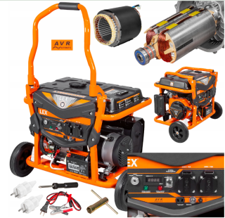 MAX LXGG3035CE ELEKTROCENTRÁLA 3,5kW GENERÁTOR PROUDU 12V 230V AVR