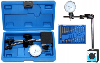 Vorfal V07101 Automatický magnetický stativ + číselníkový úchylkoměř 0-10mm
