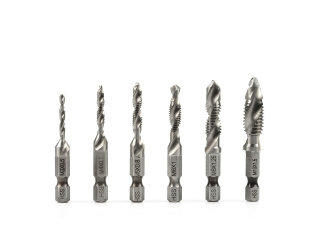 GEKO G38117 Závitořezné vrtáky HSS M3 - M10 6ks 