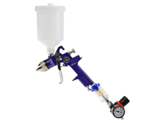 GEKO G03151 600ml Stříkací pistole na malování HVLP, vzduchová + reduktor