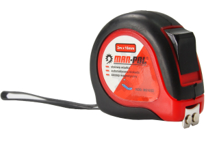 MAR-POL M51032 Svinovací metr, měřítko kovové 2m x 16mm měřící pásek
