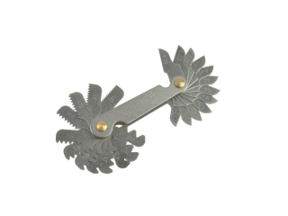GEKO G02737 Měřič závitů 24ks závitový měřič měřítka M 0,25 - 6 mm