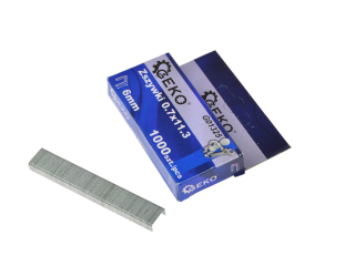 GEKO G01325 Spony do sešívačky svorky sponky 0,7x11,3x6mm 1000ks