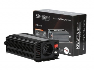 KRAFT&DELE KD1251 Měnič napětí 24V DC - 230V AC 350W 