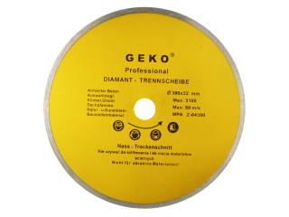 GEKO G00242 Diamantový kotouč na beton pro broušení na brusku 180x25,4mm