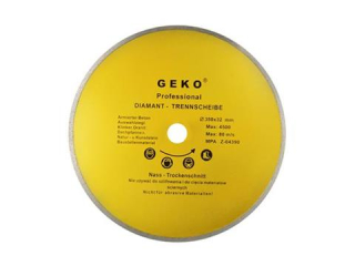GEKO G00248 Diamantový kotouč na beton pro broušení na brusku 250x25,4mm 