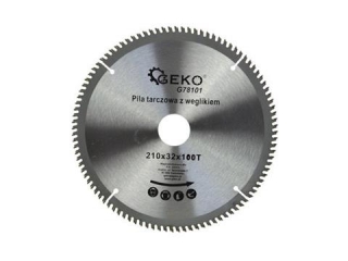 GEKO G78101 Vidiový kotouč pro řezání hliníku mědi mosaz 210mm 100T redukce