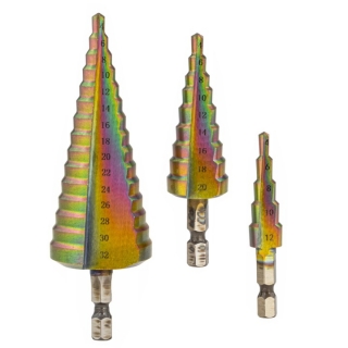 Vorfal V06027 Stupňovité (kónické) vrtáky na kovy 4-32mm 3ks