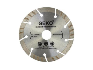 GEKO G00222 Diamantový kotouč na beton segmentový 125mm 22,2mm